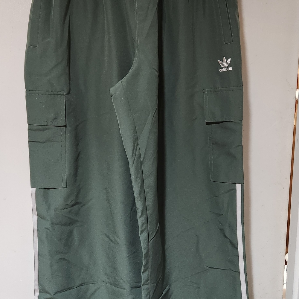 Adidas Women's Dark Green Cargo Pants